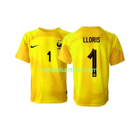 Frankreich Hugo Lloris 1 Torwart 3rd Trikotsatz World Cup 2022 Kurzarm